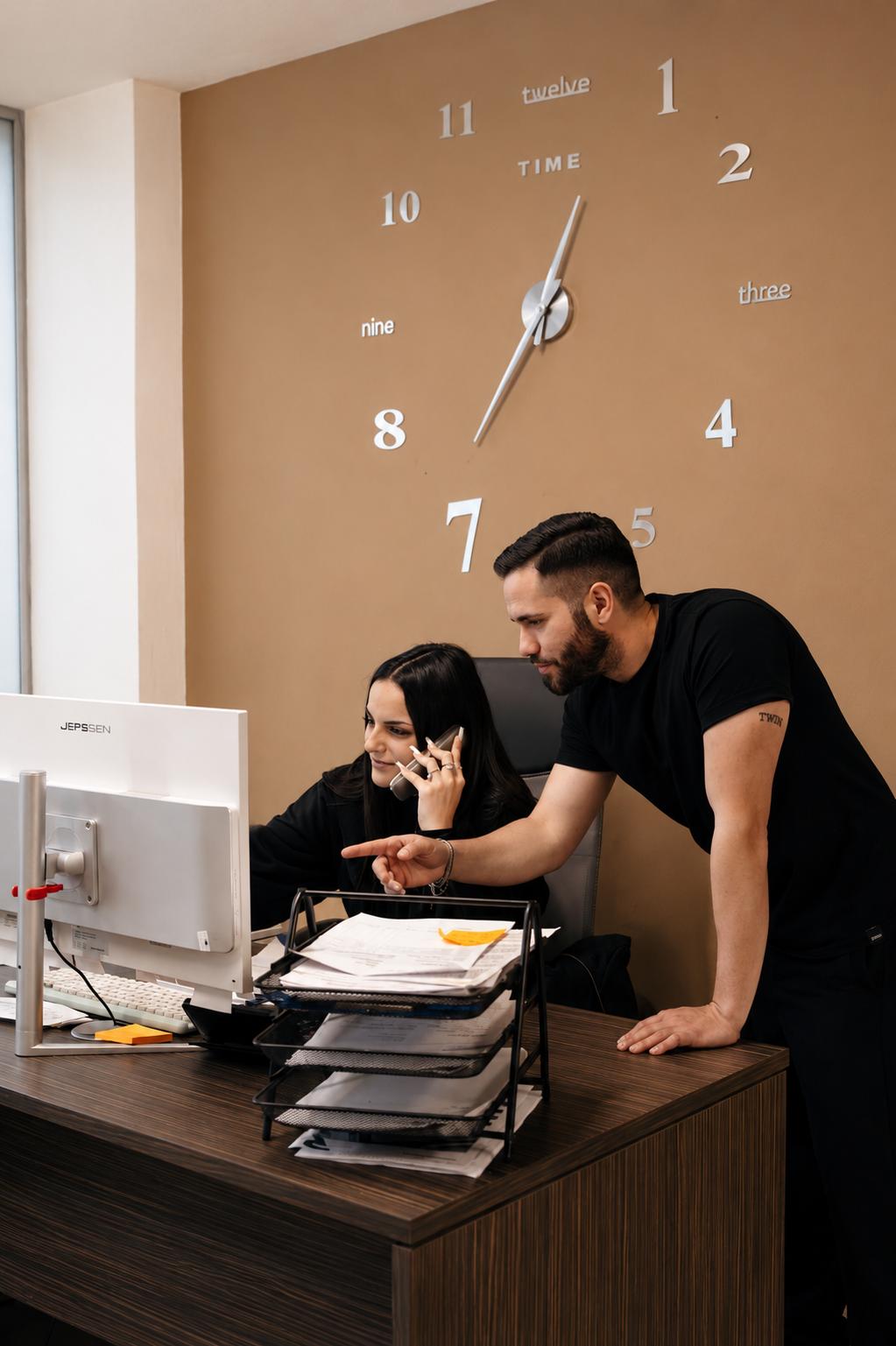 Il team ERRE Group al lavoro